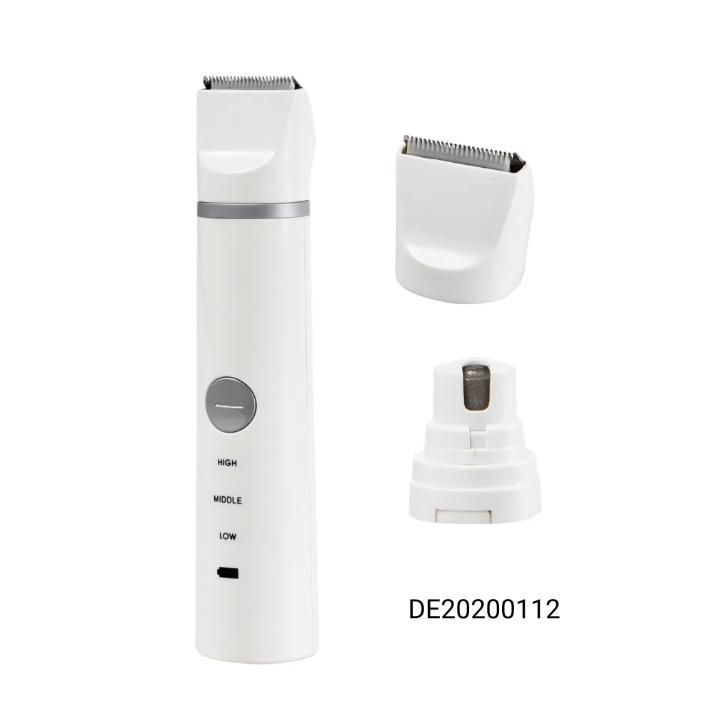 2 in 1 Electric Pet Nail Grinder and Hair Trimmer Set