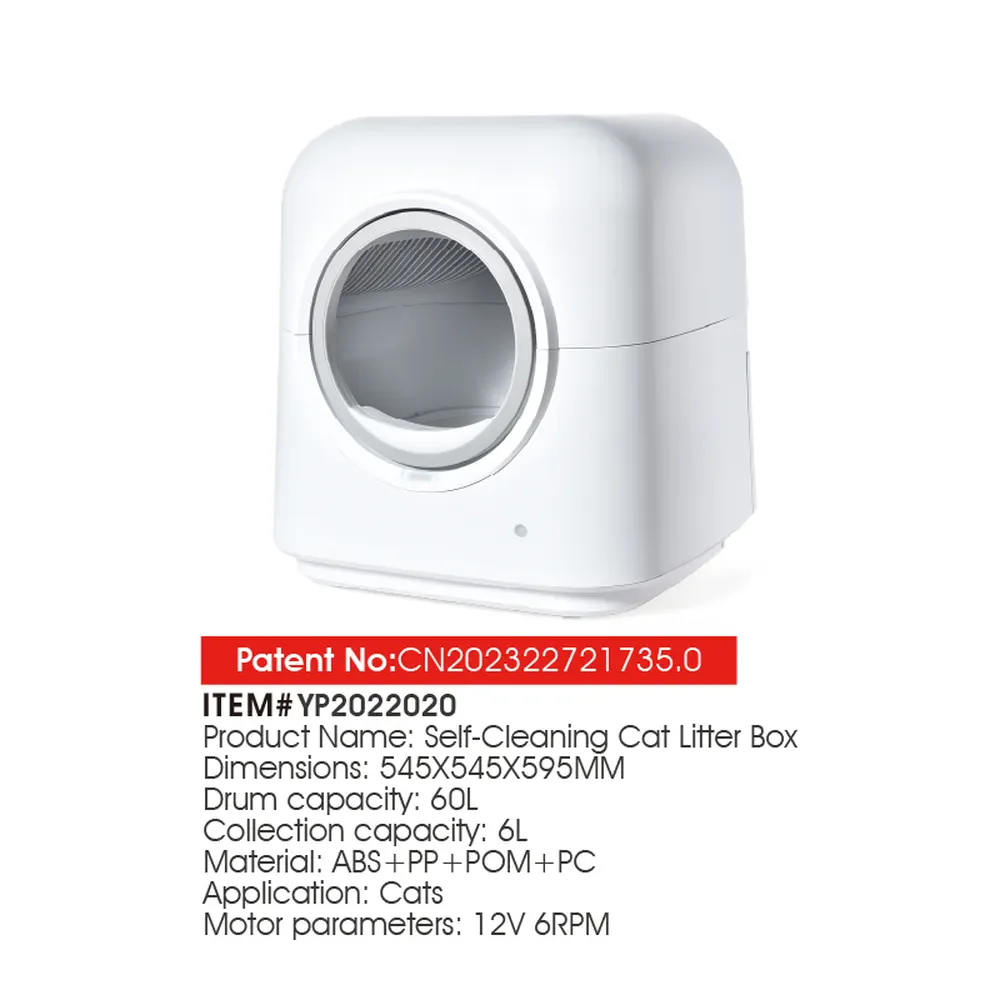Self-Cleaning APP Control Simple Operation Smart Cat Litter Box