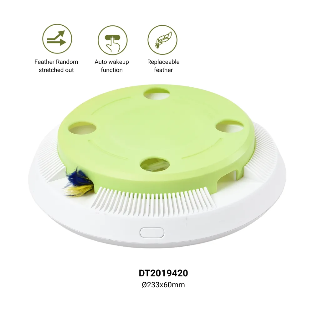 8-Hole Automatic Cat Toy with Smart Timer
