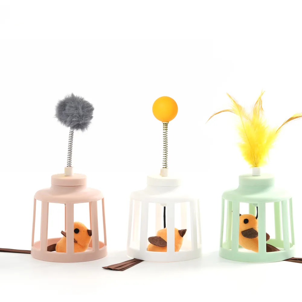 Interactive Electric Cat Toy Bird Cage Cat Toy with Bird Calls
