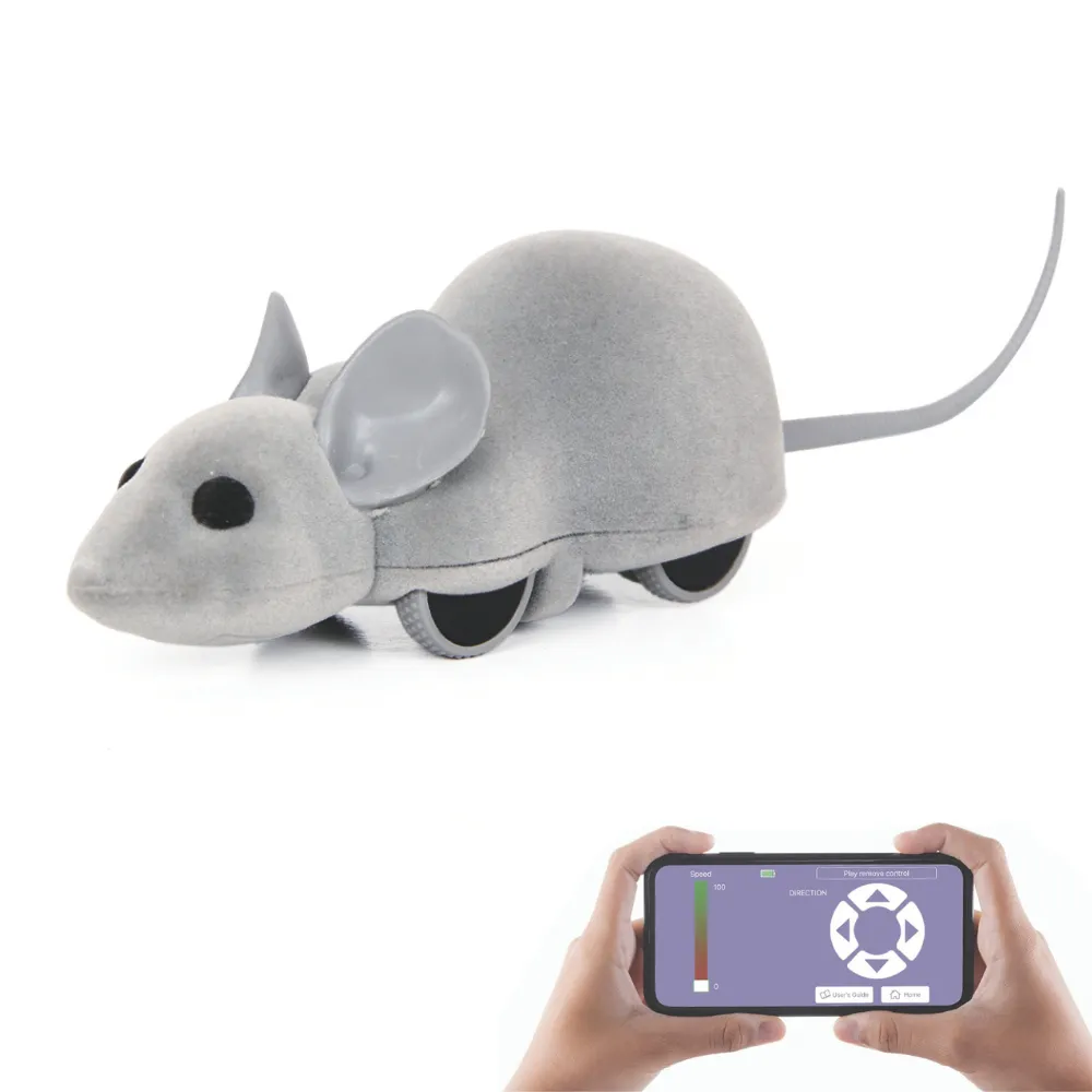 Rechargeable APP Control Electric Mouse Cat Toy for Indoor Cats