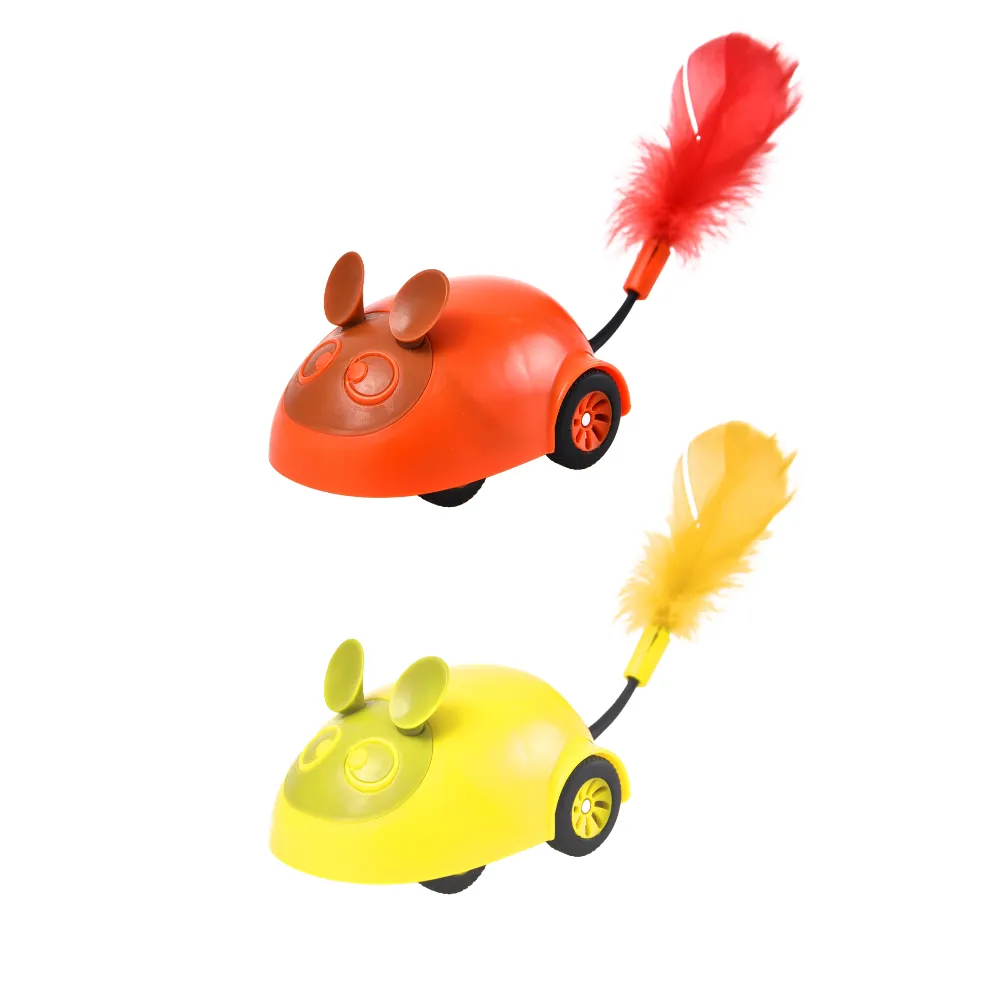 Smart 2 In 1 Interactive Remote Control Electronic Mouse Cat Toy