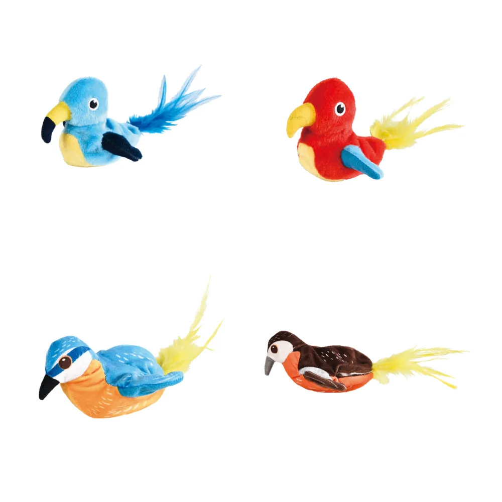 Interactive Realistic Pet Toy Catnip Smart Electric Flying Flapping Bird Cat Toy