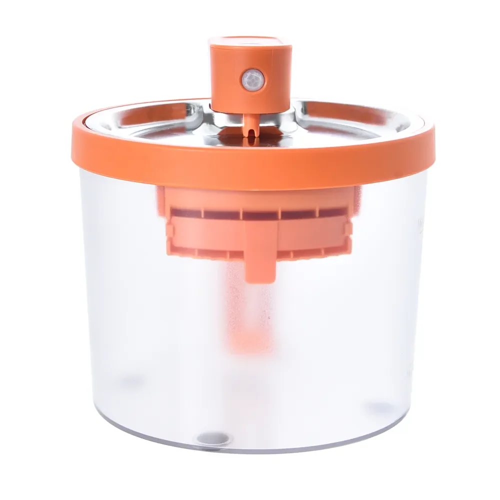 2L Wide Angle Sensing Wireless Stainless Steel Cat Water Drinking Fountain