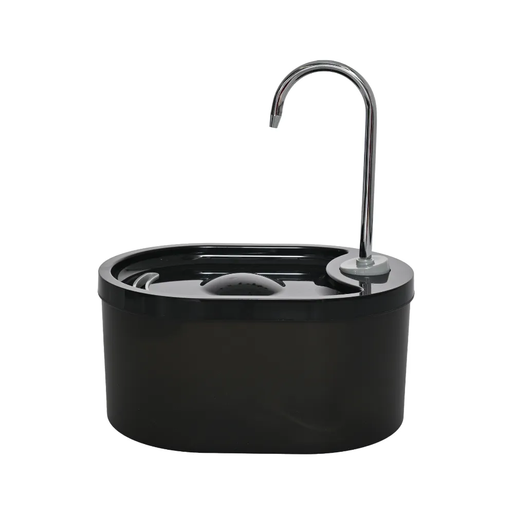 3.2L Simple USB Cycle Filtered Black Cat Pet Water Fountain