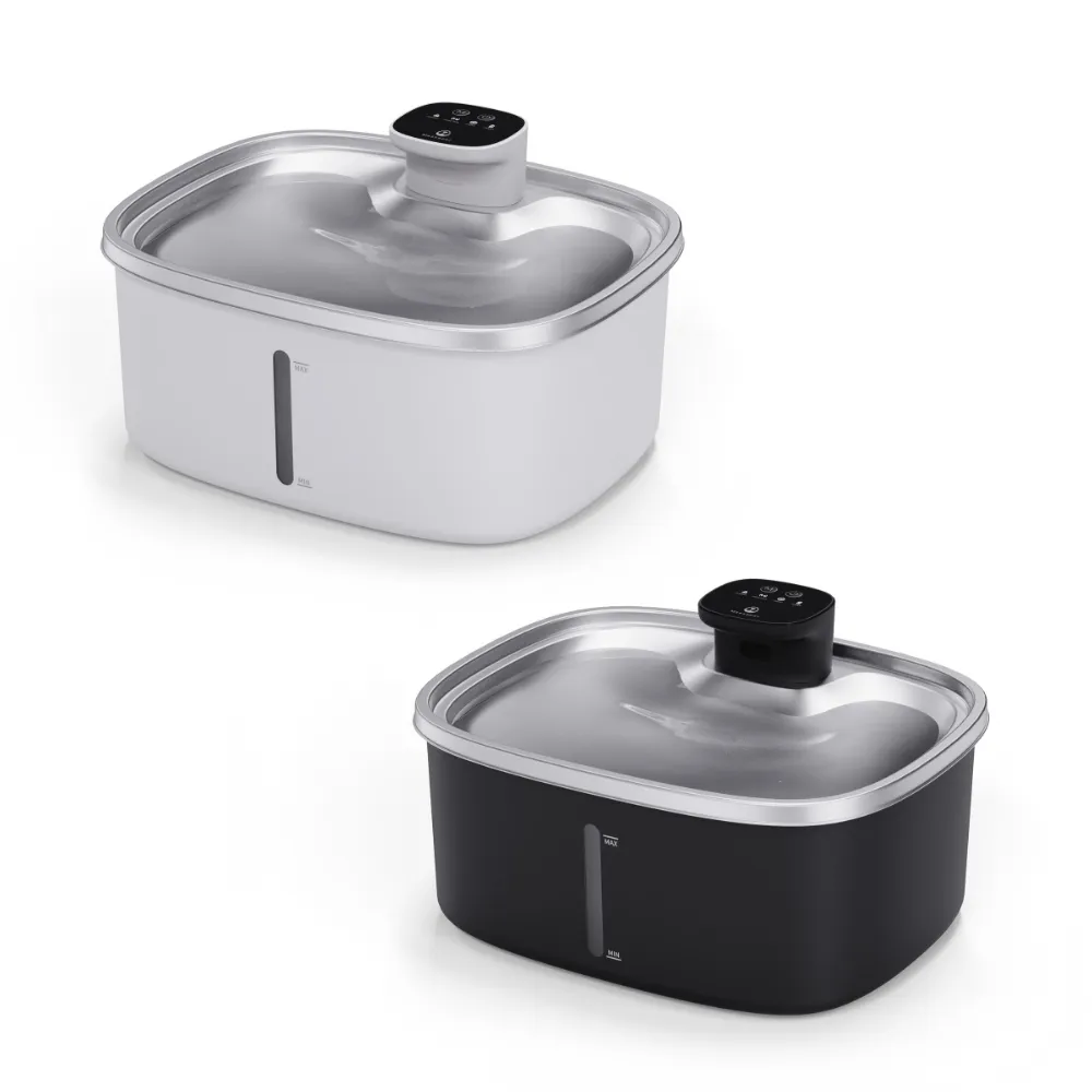10L Smart Pet Water Dispenser Automatic Sensing Stainless Steel Cat Fountain