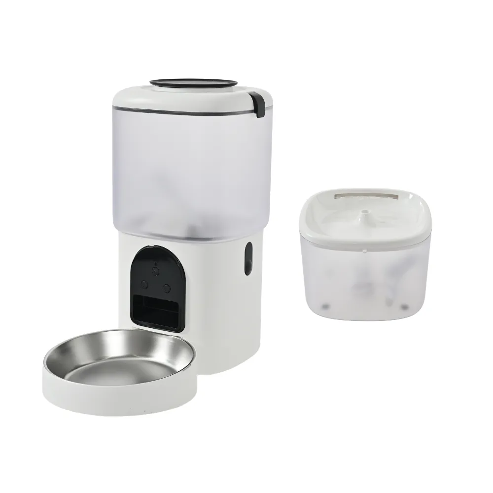 2-in-1 Wi-Fi Feeder with Camera and Water Dispenser