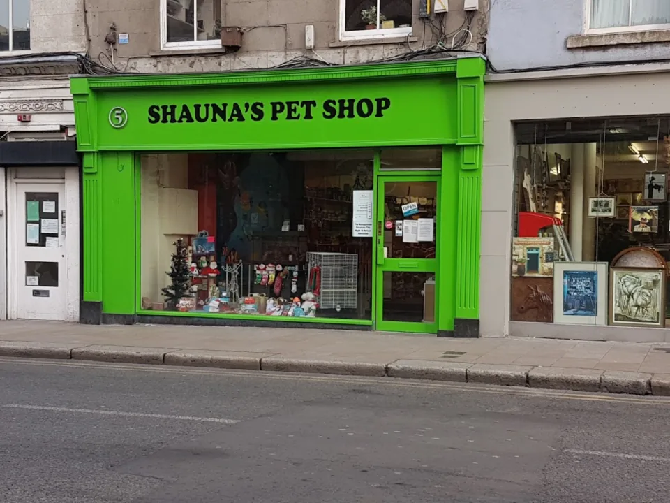 Shauna’s Pet Shop storefront in Dublin, Ireland