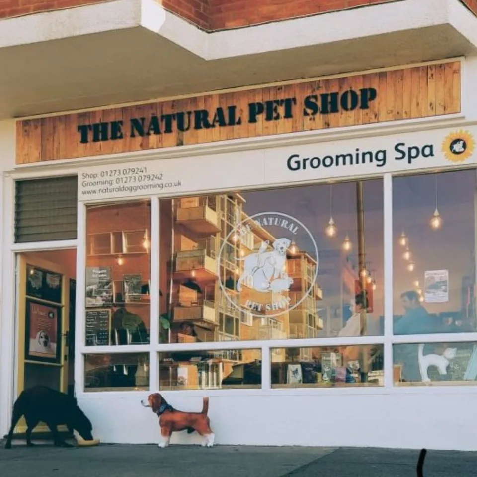 The Natural Pet Shop storefront in UK