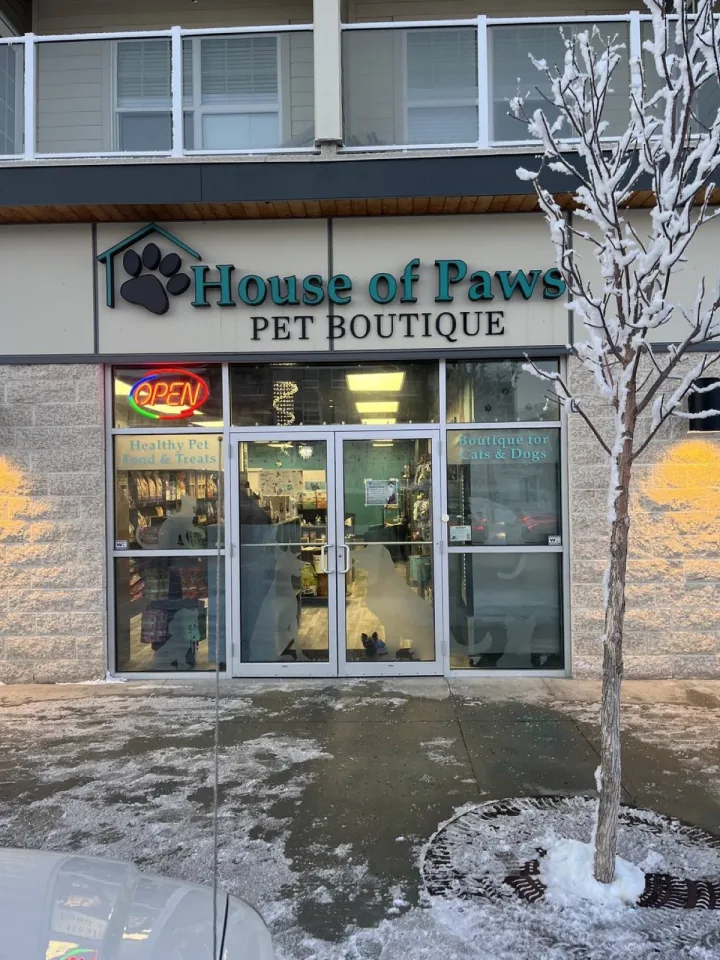 House of Paws Pet Boutique storefront in Canada